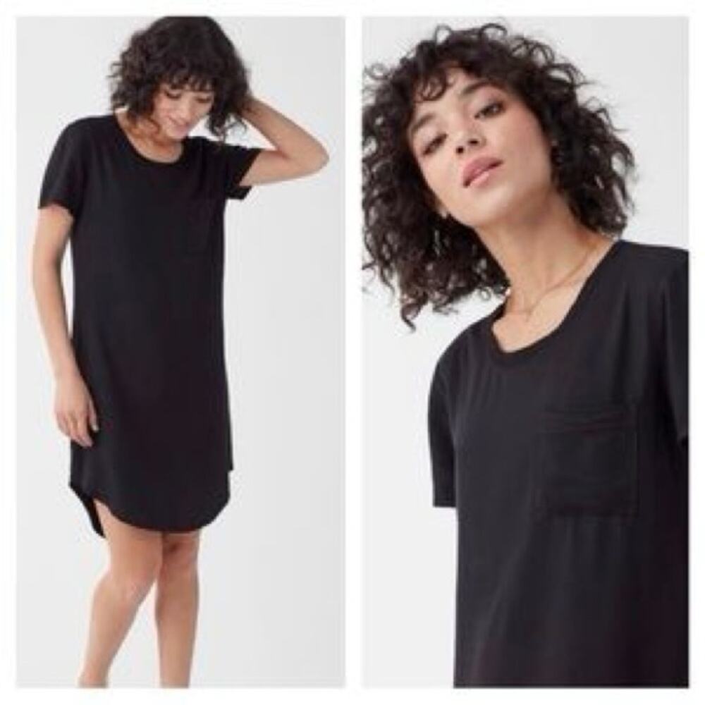 Splendid - Black High Low T-Shirt Dress